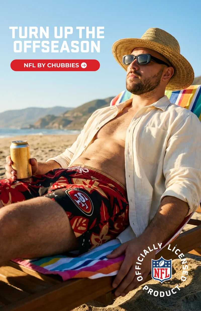 TURN UP THE OFFSEASON: New NFL by Chubbies