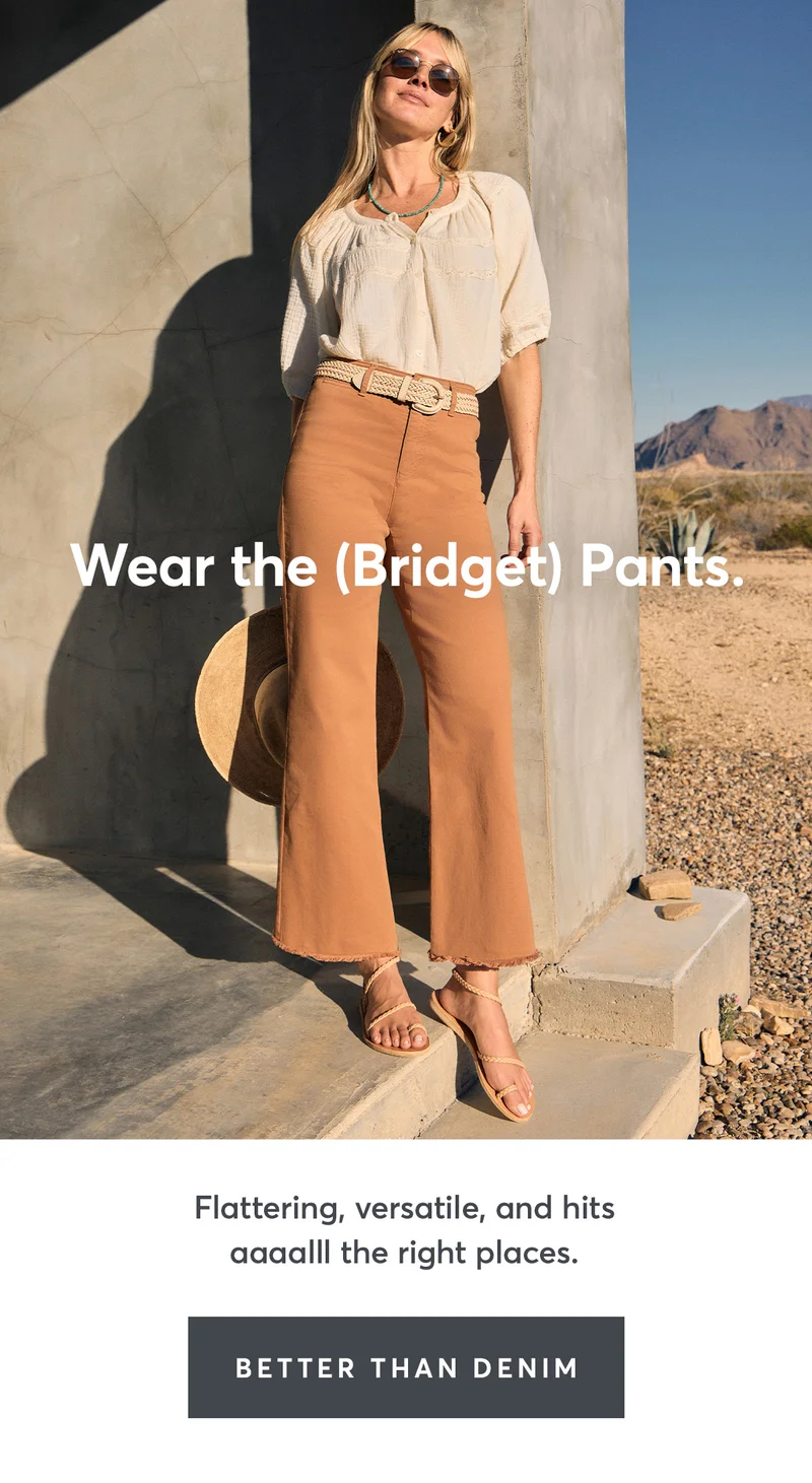 The bestselling Bridget Pant.