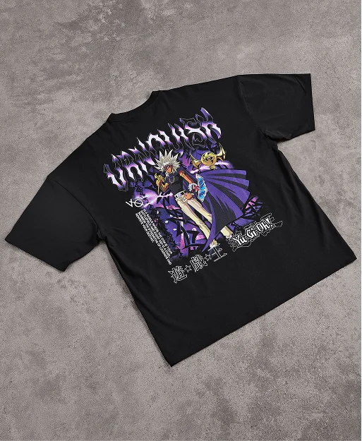 YU-GI-OH! MARIK BLACK OVERSIZED T SHIRT