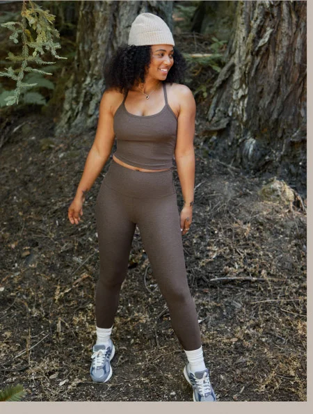Spacedye Slim Racerback Cropped Tank