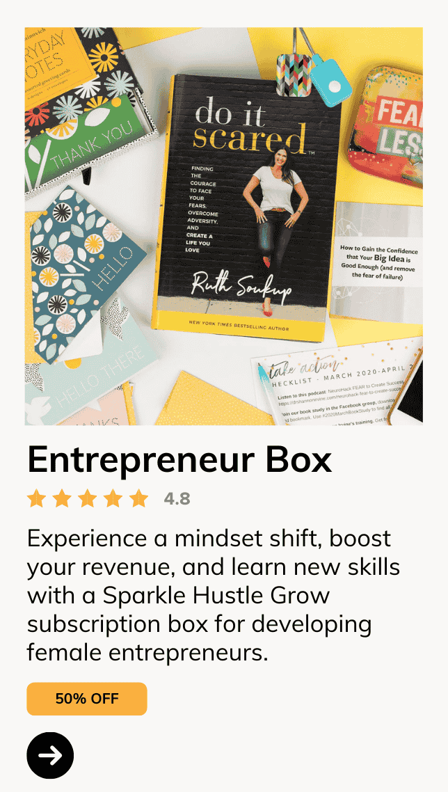 Sparkle Hustle Grow Entrepreneur Box