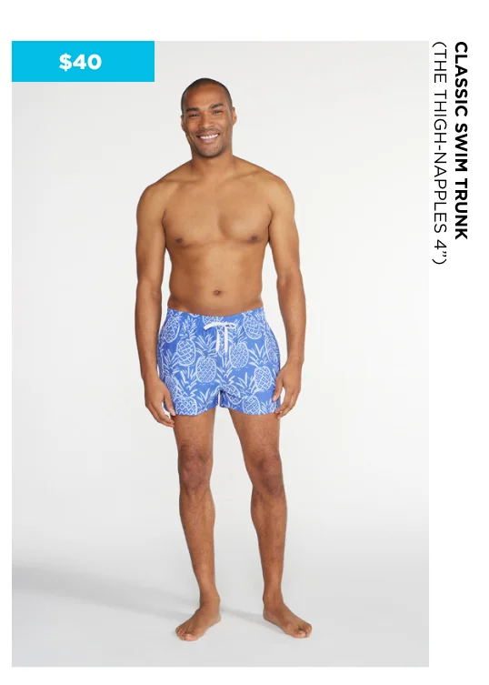 Classic Swim Trunk: The Thigh-Napples 4"