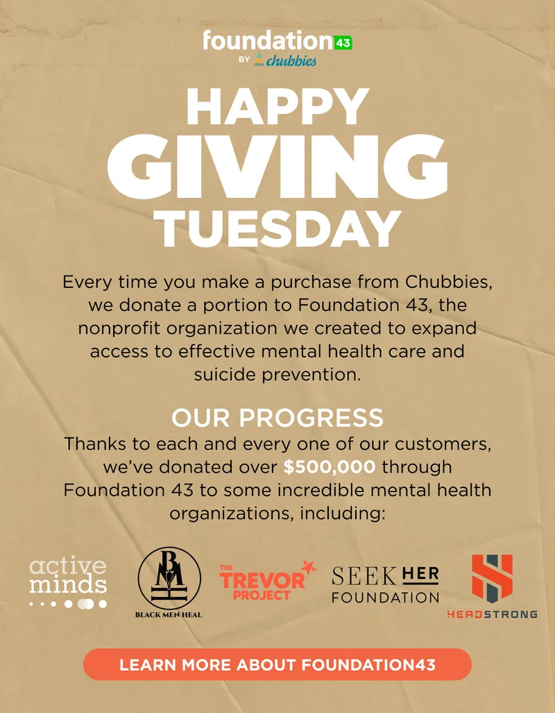 HAPPY GIVING TUESDAY