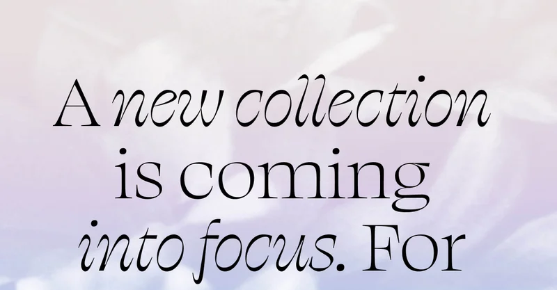 New frames tomorrow
