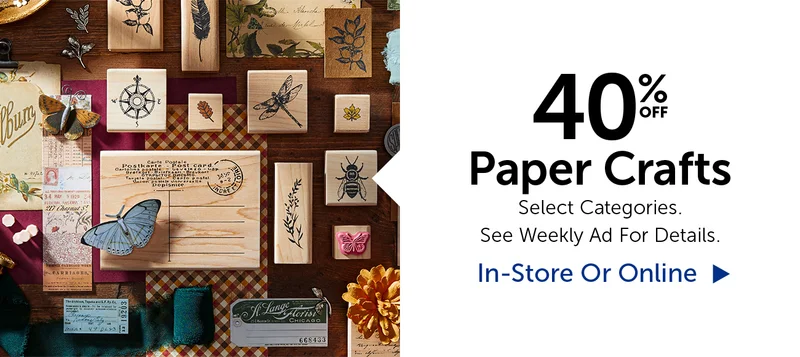 40% Off Paper Crafts