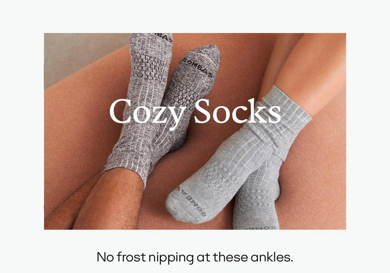Cozy Socks | No frost nipping at these ankles.