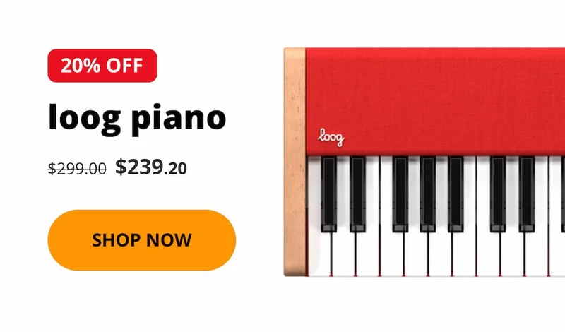 loog piano - 20%OFF