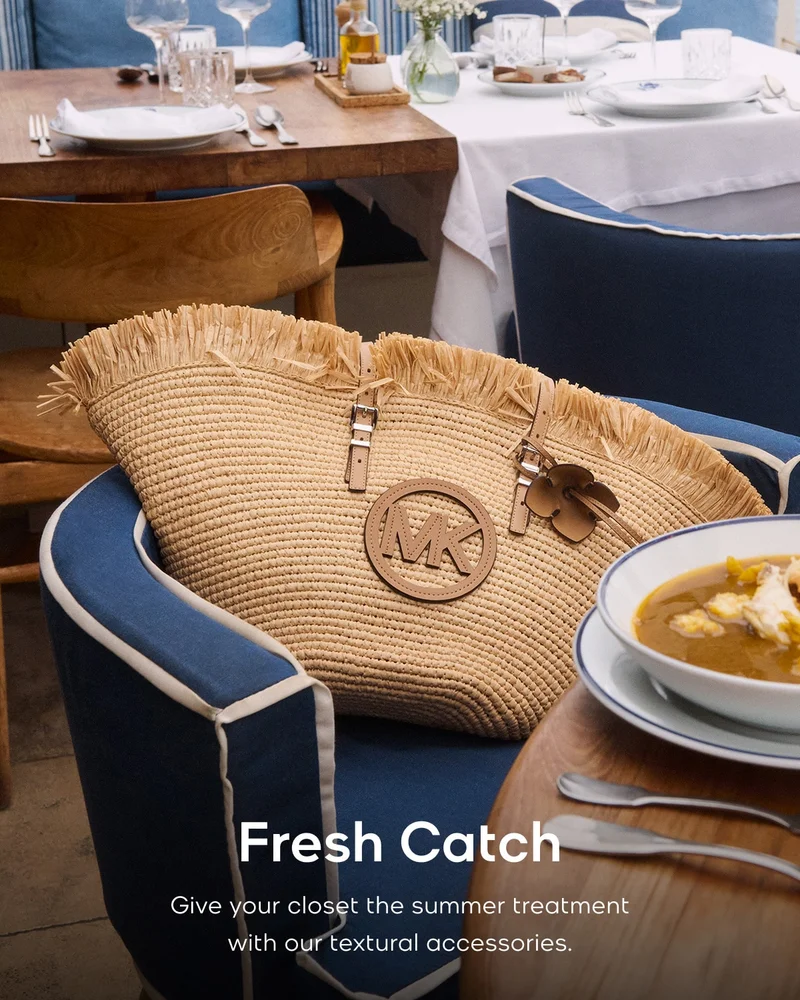 Fresh Catch Give your closet the summer treatment with our textural accessories.