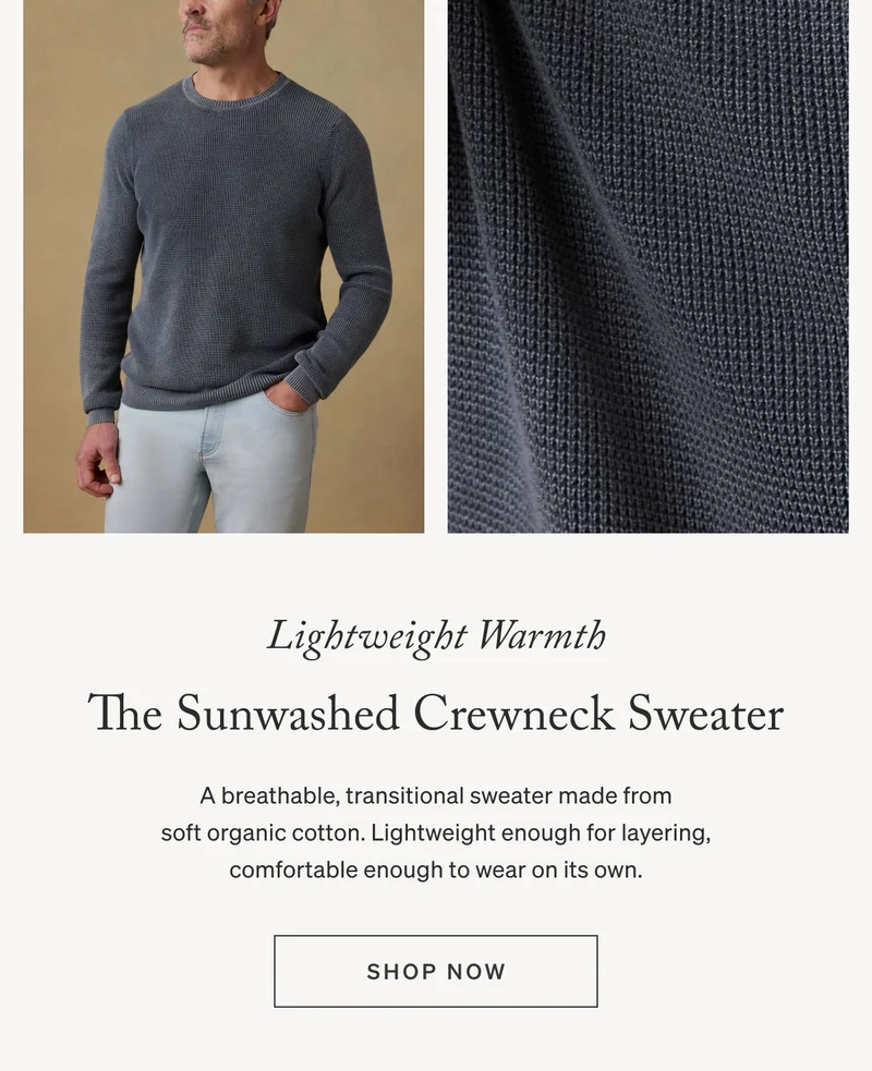 The Sunwashed Crewneck Sweater