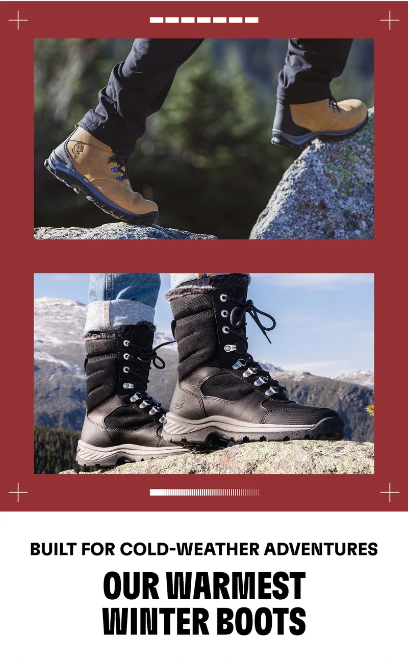 Built for cold-weather adventures. Our warmest winter boots.