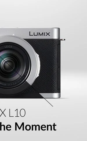 Panasonic LUMIX L10 Digital Camera, Silver