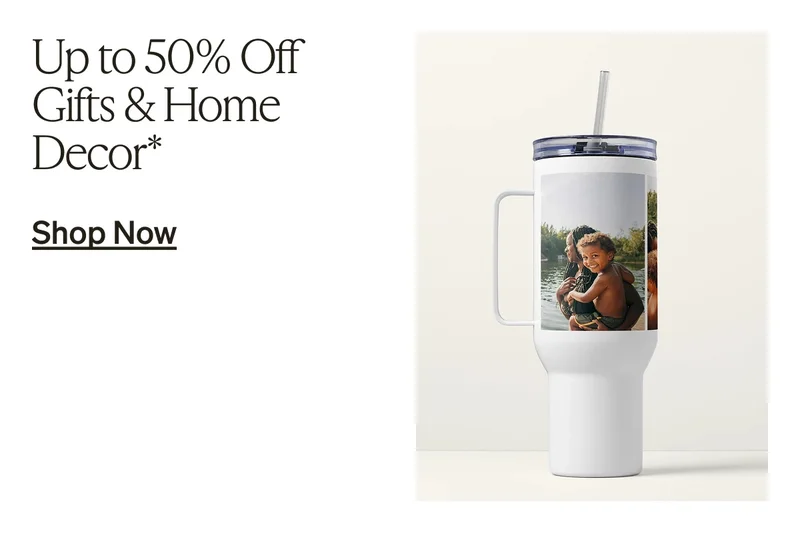 Up 50% off gifts and home decor is on NOW!