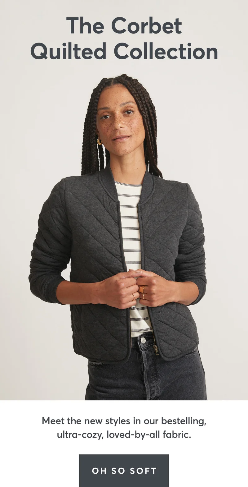 Enter: the Corbet Quilted Collection.