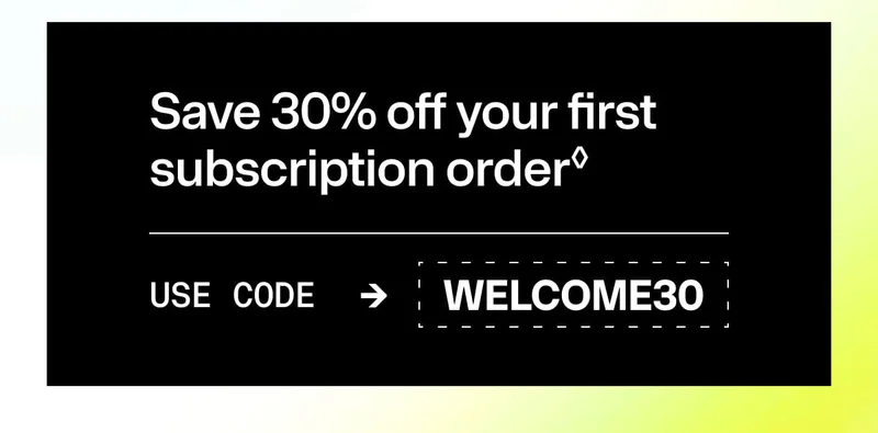 30% off your first subscription module