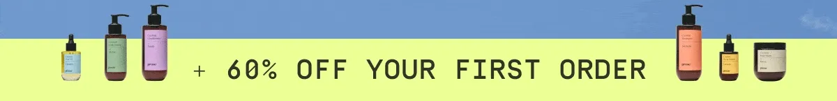 60% off your first order