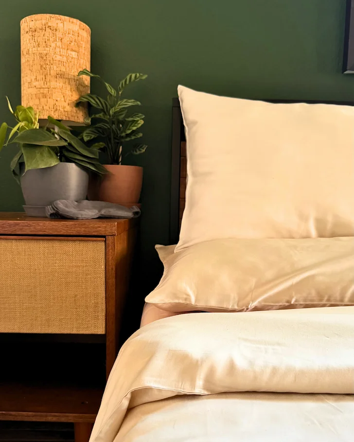 plants next to bedside