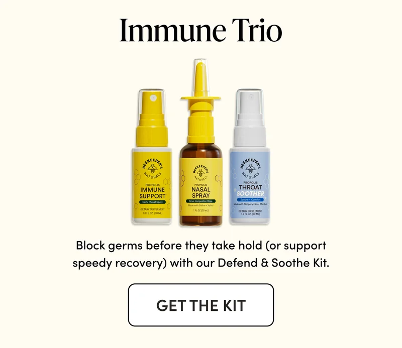 Immune Trio   Block germs before they take hold (or support speedy recovery) with our Defend & Soothe Kit.