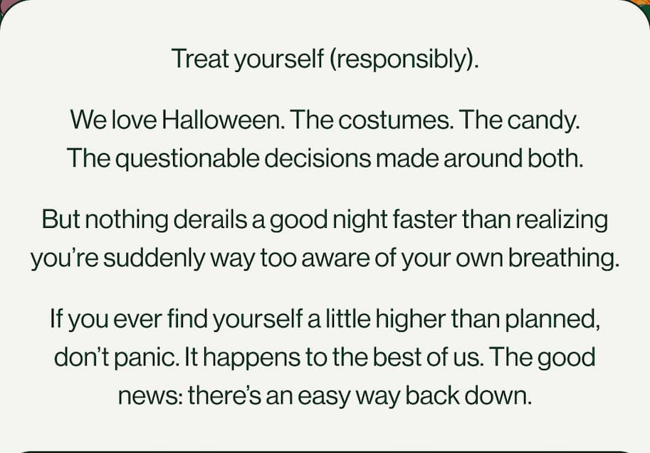 Treat yourself (responsibly) this Halloween