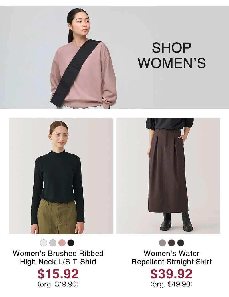 Shop Women's Apparel 20% Off Online Only!