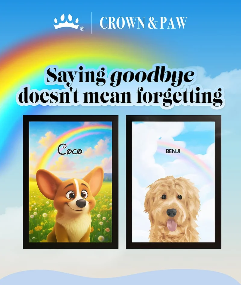 Saying goodbye doesn't mean forgetting