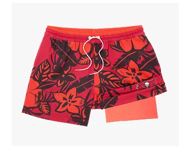 NFL Lined Swim Trunk: The Buccaneers Deep End Zones 5.5"