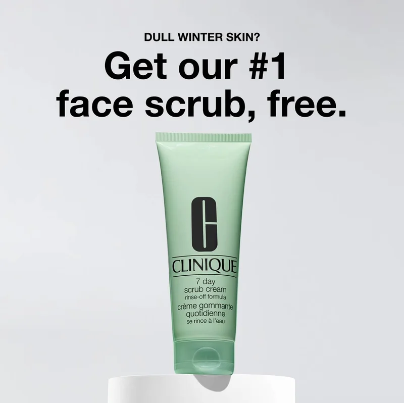 Dull winter skin? Get our #1 face scrub, free.