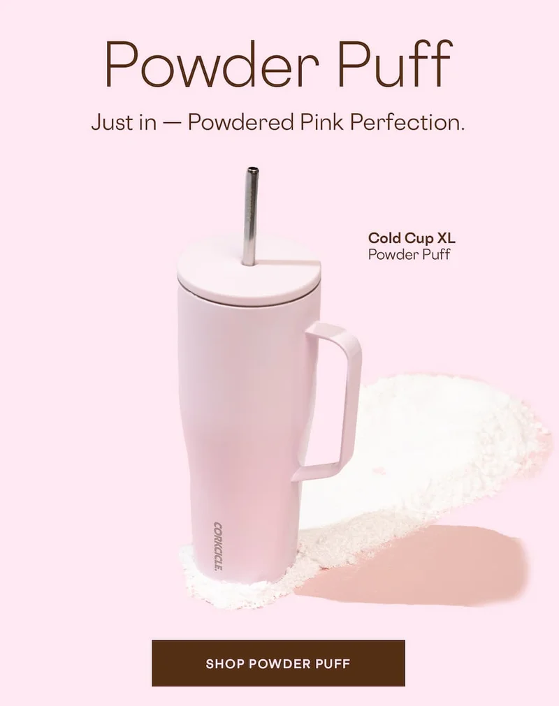 Shop Powder Puff Drinkware