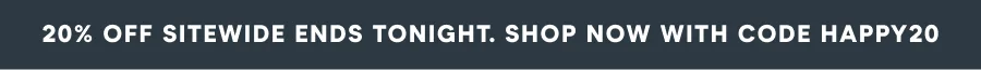 20% off sitewide with code discount code