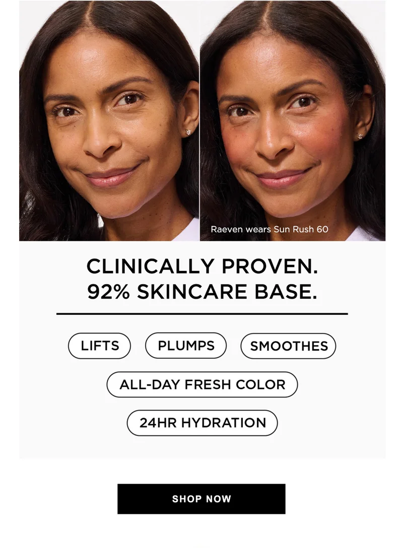 Clinically Proven. 92% Skincare Base.