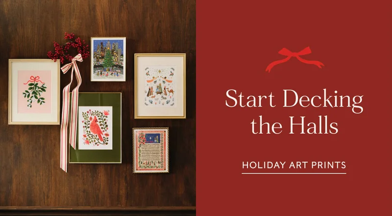 Start Decking the Halls holiday art prints