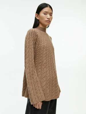 Cable-Knit Wool Jumper