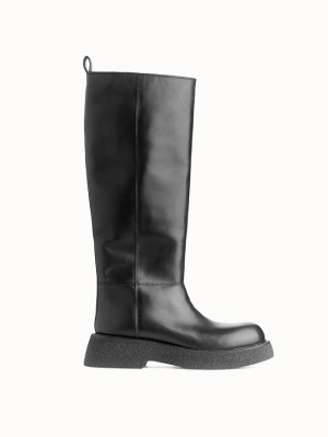 Chunky Leather Boots