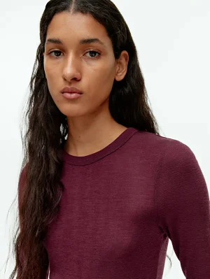 Long-Sleeved Merino Top