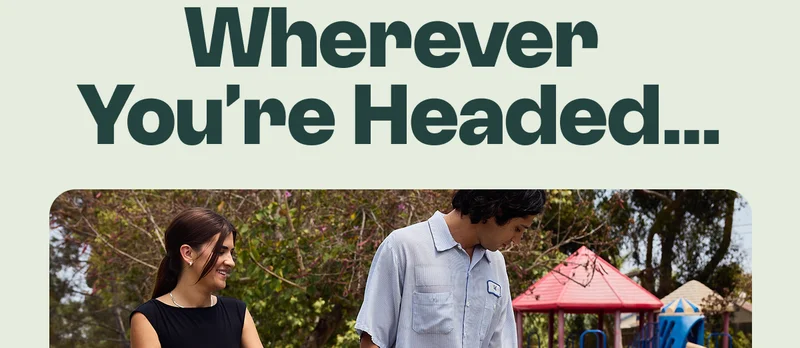 Wherever you're headed ....