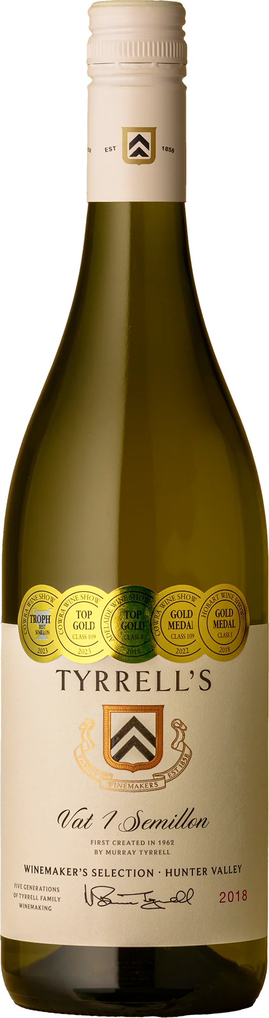 Image of Tyrrell's <br> Vat 1 Semillon 2018