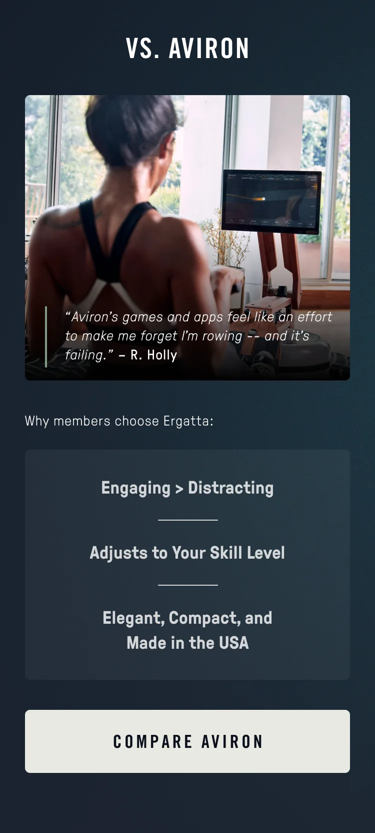 Ergatta vs. the competition