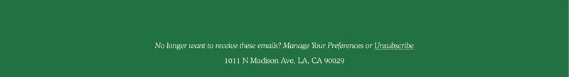 Manage Preferences