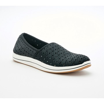 Clarks Cloudsteppers Perforated Slip-Ons -Breeze Lily