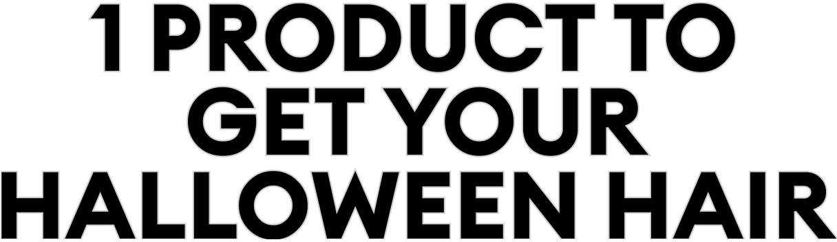 1 product to get your halloween hair
