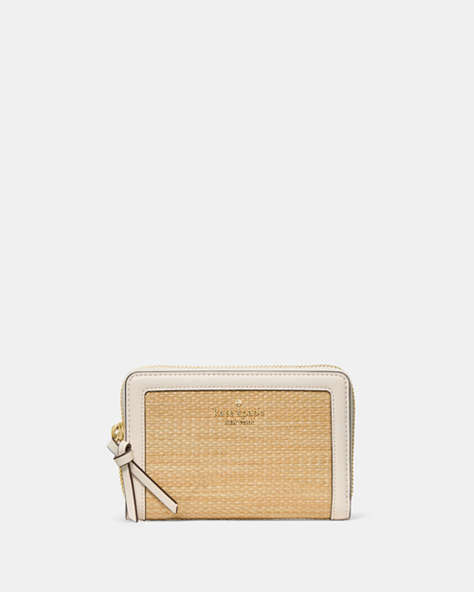 Knott Straw Medium Wallet