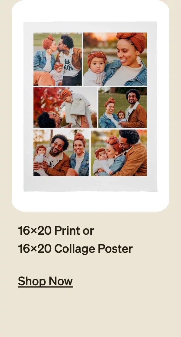 One 16x20 Print