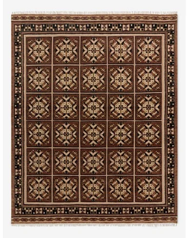 Ovidi Hand-Knotted Wool Rug - Taupe / 8' x 10'