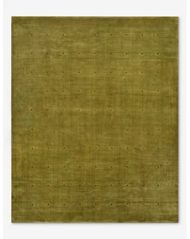Nelio Hand-Loomed Rug by Sarah Sherman Samuel - Chartreuse / 9' x 12'