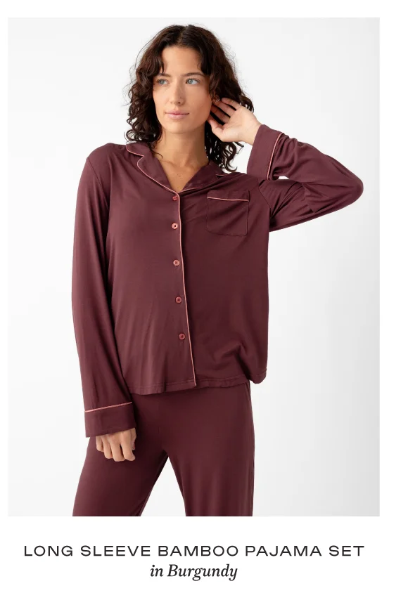 Long Sleeve Bamboo Pajama Set - Shop Now