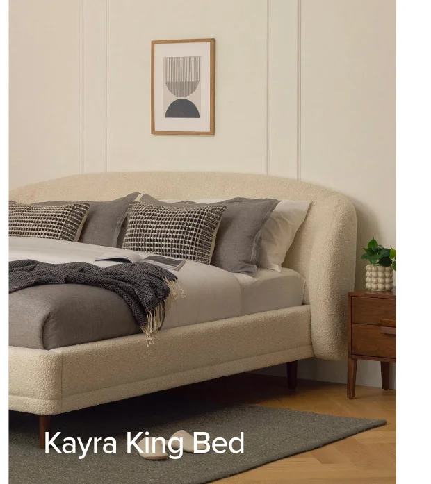 Kyra King Bed.