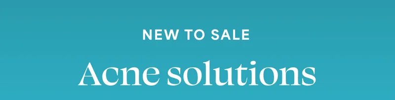 NEW TO SALE Acne solutions
