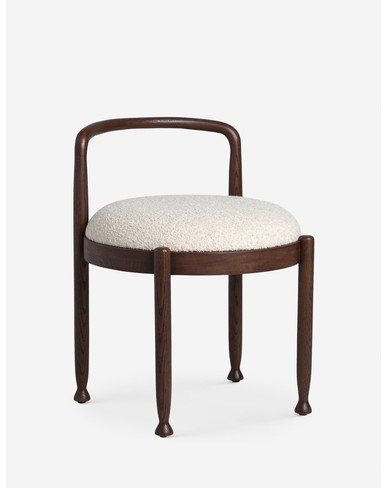 Bassey Accent Chair - Taupe Boucle