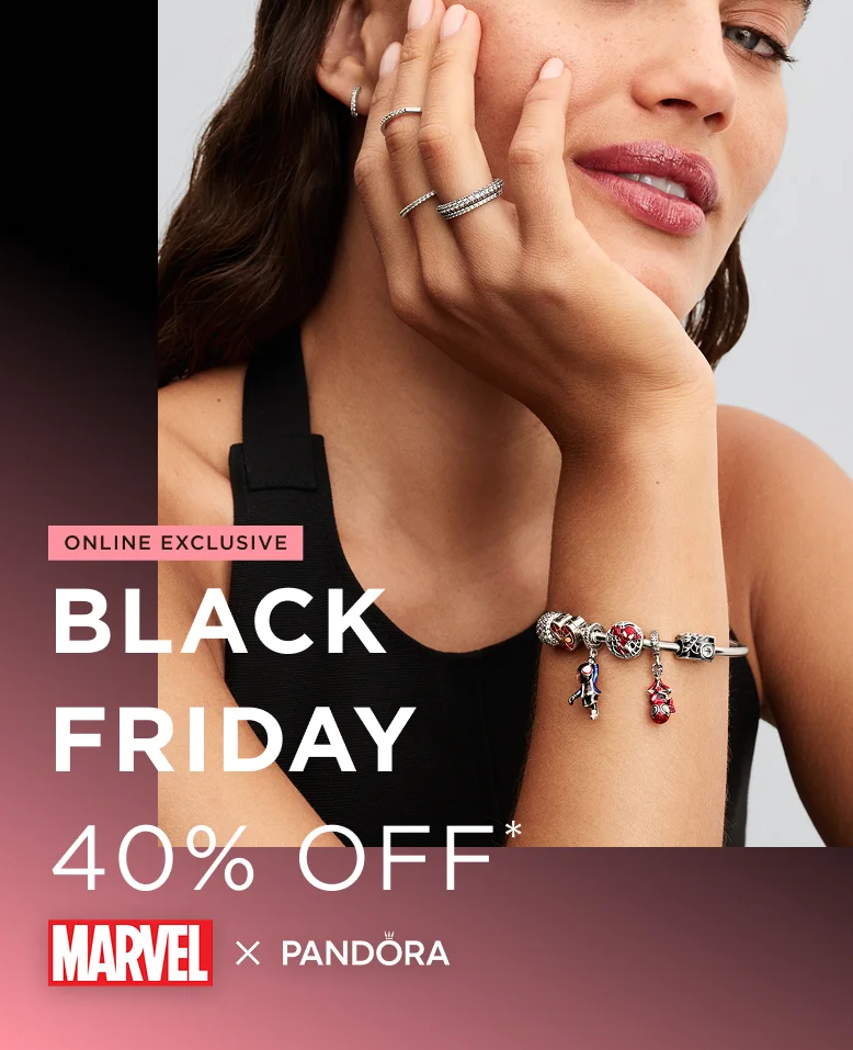 40% off Marvel x Pandora