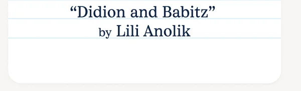 Didion and Babitz