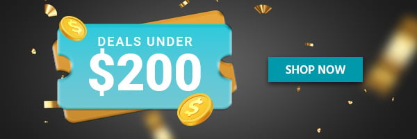 Deals Under $200 Shop Now